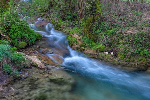 Urach waterfall - Bruehlbach stream