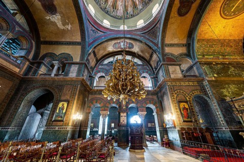 Interor of the Hagia Sophia church