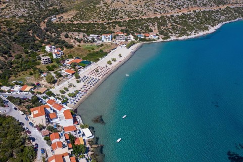 Aerial of Psili Ammos beach