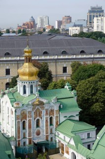 Kiev Cave Monastery with Skyline