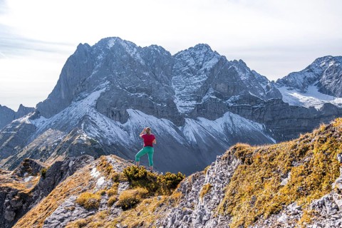 Hiker in the mountains