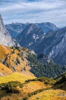 Mountain landscape in autumn