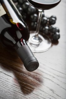 Abstract wine bottle