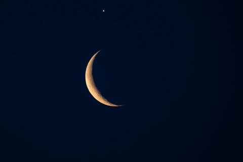 Moon and Venus