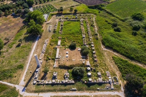 Aerial of the Unesco world heritage site