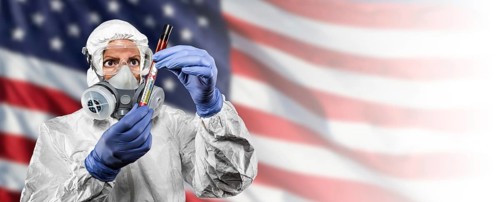 Doctor or Nurse Wearing Medical Personal Protective Equipment