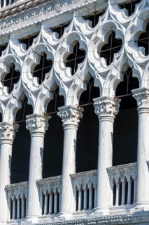 Facade with columns