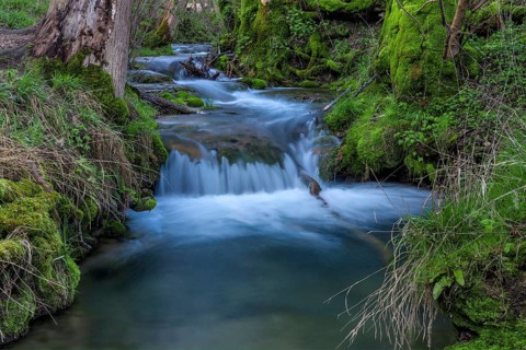 Urach waterfall - Bruehlbach stream