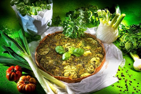 Vegetable quiche
