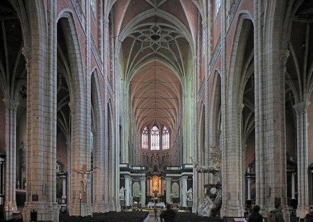 Nave of St Bavo Sint Baafs Cathedral