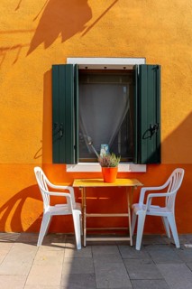 Orange house