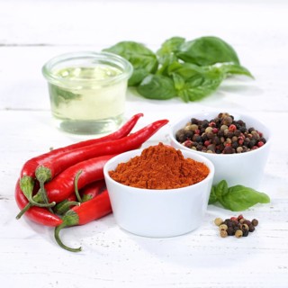 Spices cooking ingredients paprika powder paprika powder square red hot peppers hotness