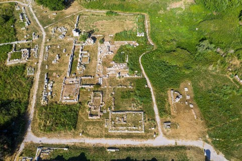Aerial of the Unesco world heritage site