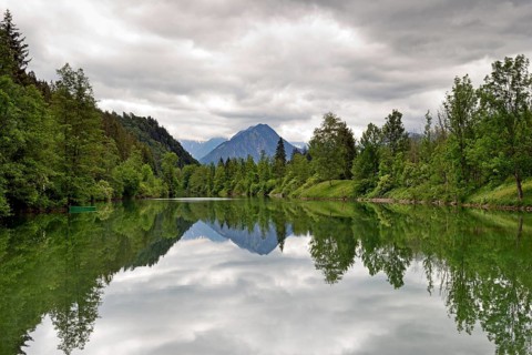 Auwaldsee near Fischen in Allgaeu