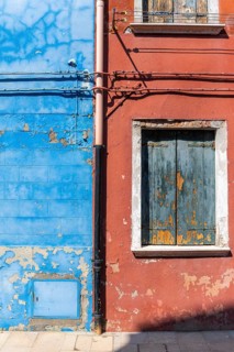 Colorful house wall