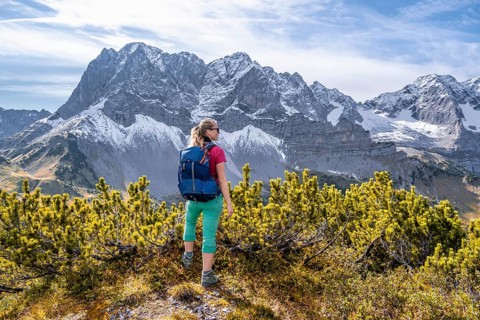 Hiker in the mountains
