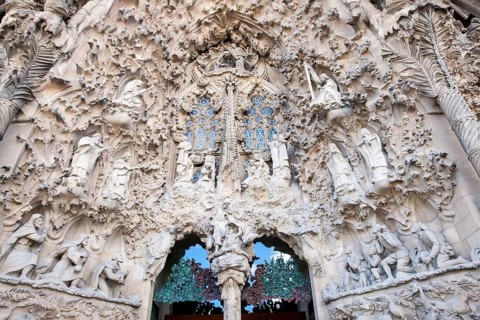 Sculptures of the Nativity Facade