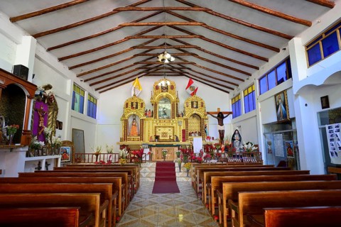 In the village church Iglesia Virgen Del Carmen