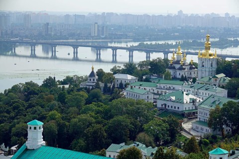 View of the Lower Lavra Monastery Complex