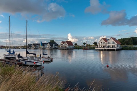 Sailing yachts on the river Harle