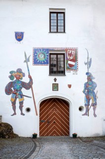 Entrance to the pilgrimage church of Our Lady of Mariastein