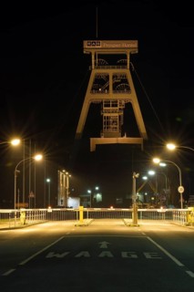 Prosper-Haniel colliery at night