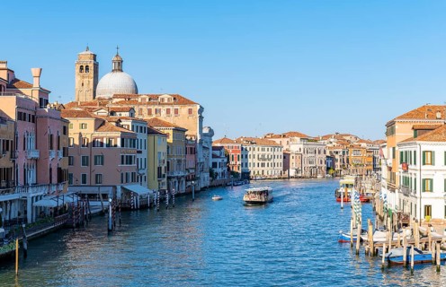 Boats on the Grand Canal