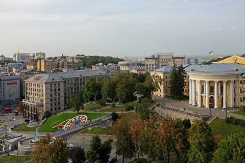 Flower Clock and Memorial to the Death Victims of the 2014 Revolution of Dignity