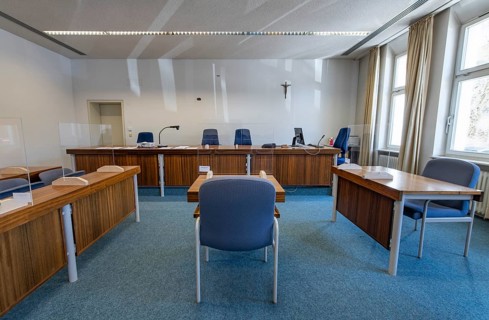 Courtroom 1 at the Erding Local Court