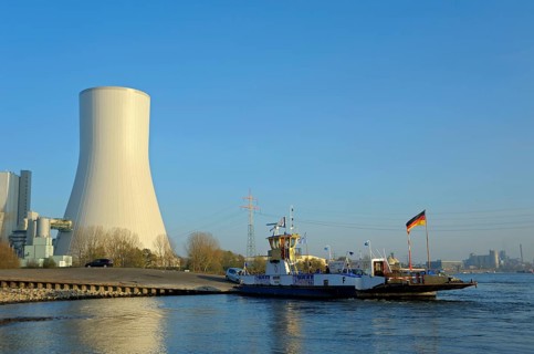 Ferry across the Rhine