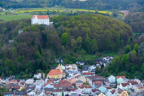 View of Riedenburg at the Main-Danube-Canal