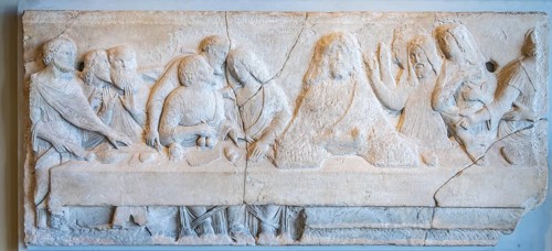 Marble relief