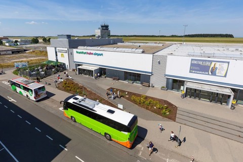 Terminal of Frankfurt cock Airport