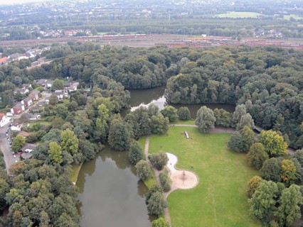View from hot air balloon