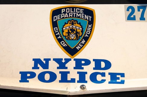 Label on Police car
