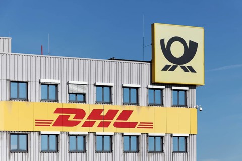Logos DHL and Deutsche Post