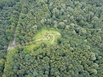 View from hot air balloon