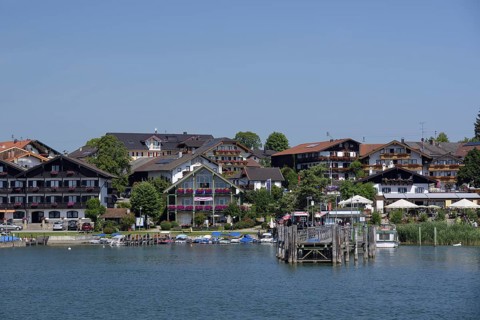 View of Gstadt from the boat