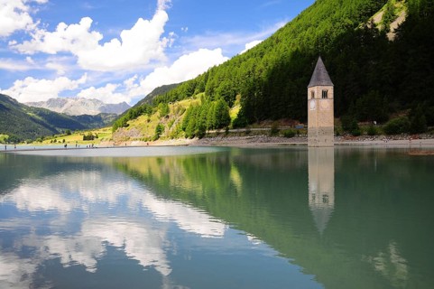Former church of the municipality of Reschen am See