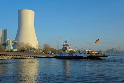 Ferry across the Rhine