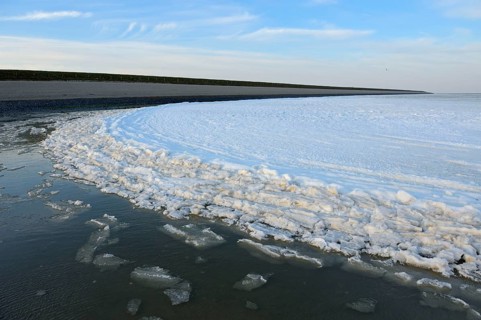Iced Wadden Sea