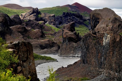 Columnar basalt
