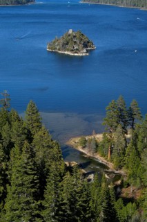 This is beautiful emerald bay in lake tahoe