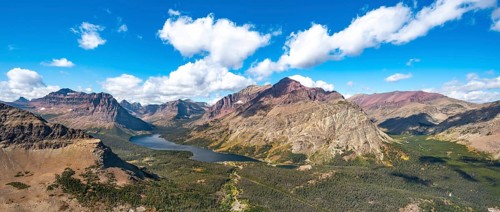 View of Two Medicine Lake
