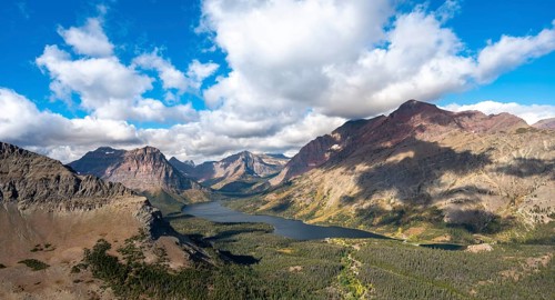 View of Two Medicine Lake