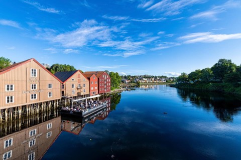 Old storehouses along the Nidelva