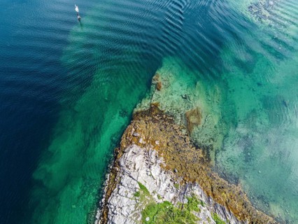 Turuoise waters in the Unesco world heritage site
