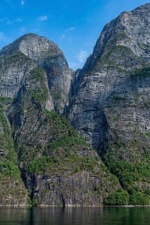 Steep cliffs in Geirangerfjord