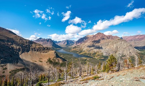 View of Two Medicine Lake