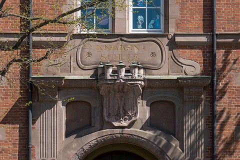 Entrance of the Dr.Theo Schoeller Elementary School for Boys